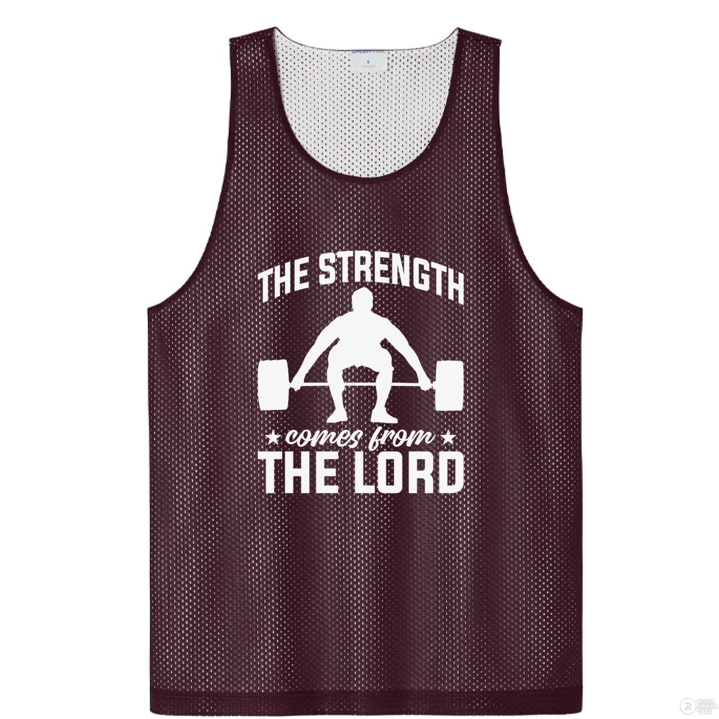 The Strength Comes From Him Men's Christian Tank Top - ClaimedbyGodDesigns