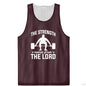 The Strength Comes From Him Men's Christian Tank Top - ClaimedbyGodDesigns