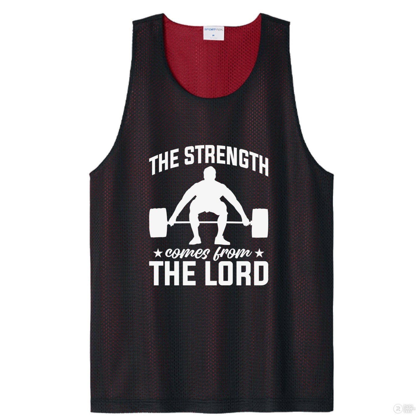 The Strength Comes From Him Men's Christian Tank Top - ClaimedbyGodDesigns
