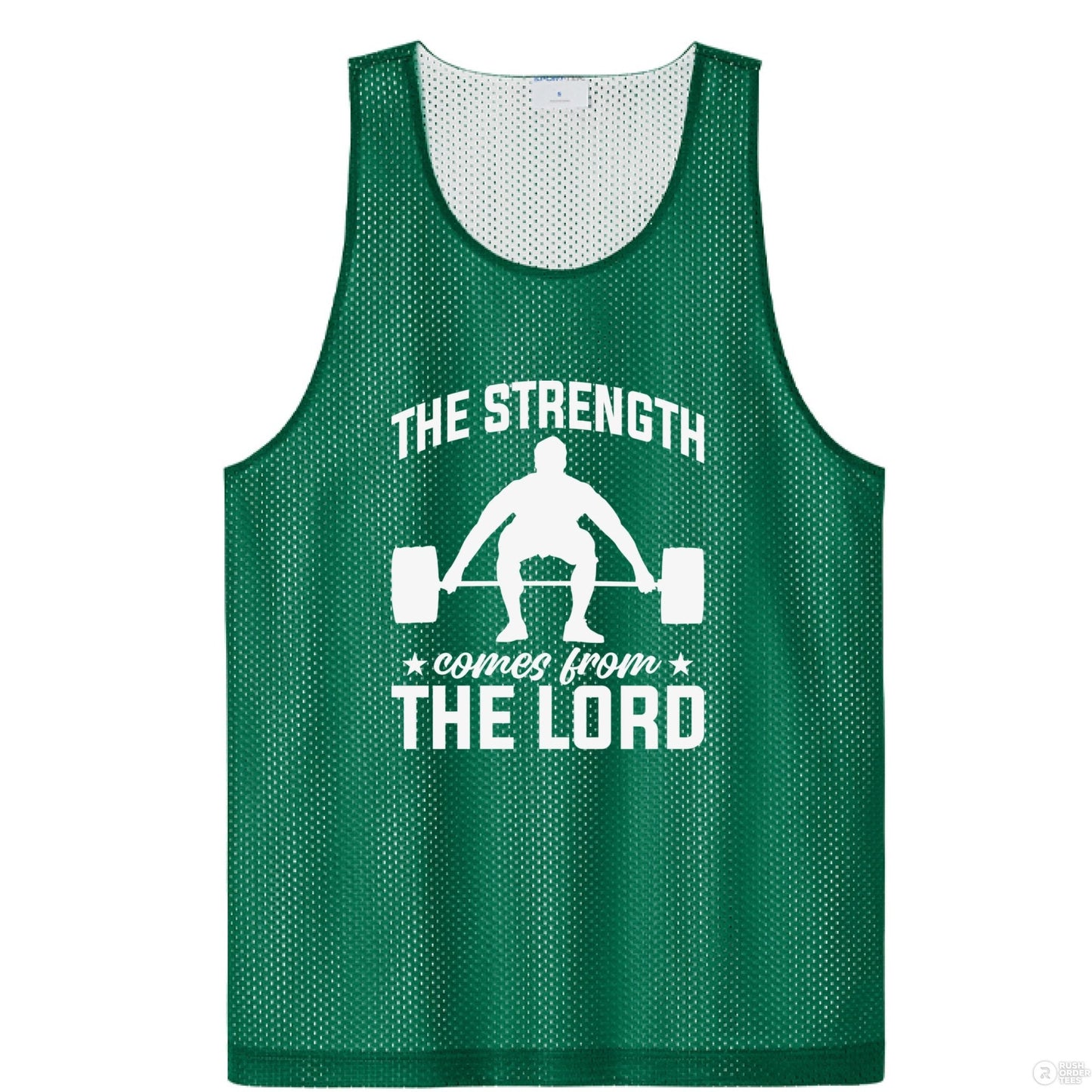 The Strength Comes From Him Men's Christian Tank Top - ClaimedbyGodDesigns