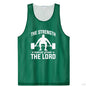 The Strength Comes From Him Men's Christian Tank Top - ClaimedbyGodDesigns