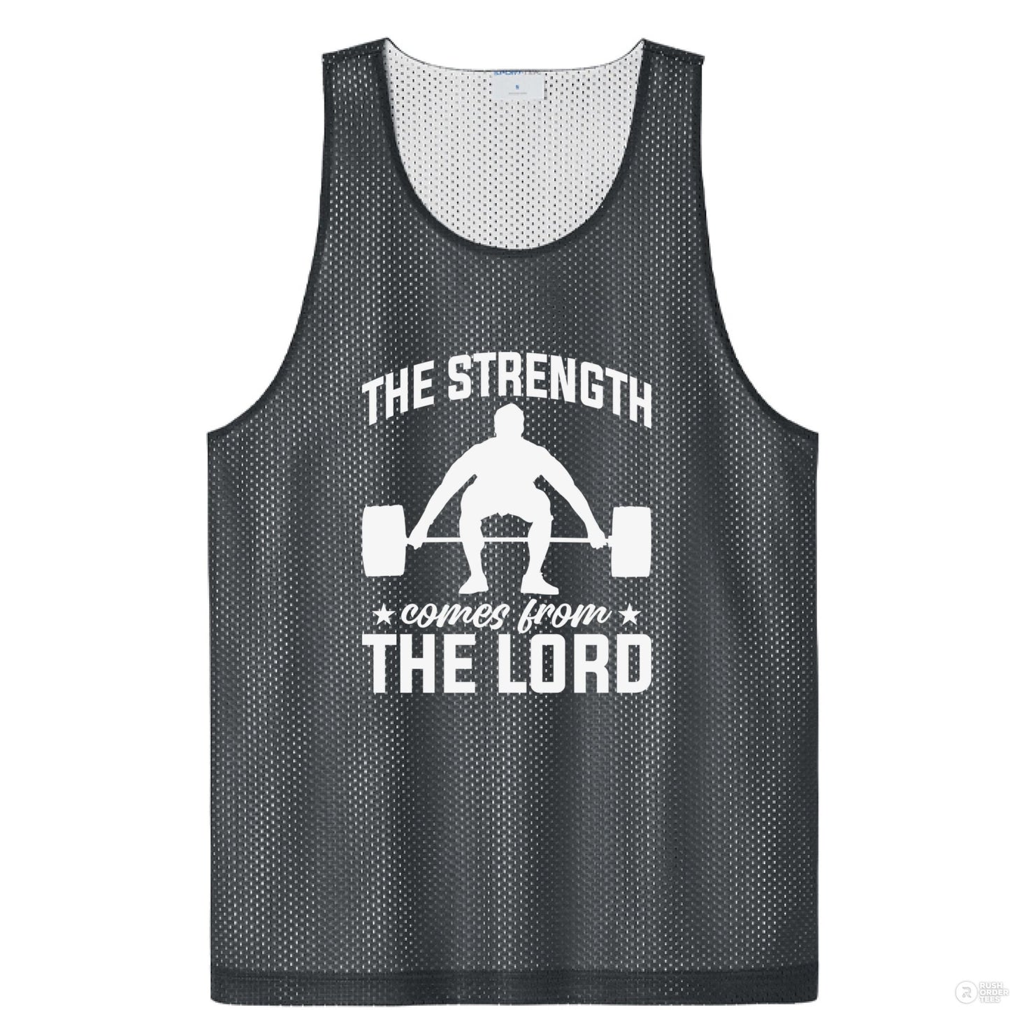 The Strength Comes From Him Men's Christian Tank Top - ClaimedbyGodDesigns