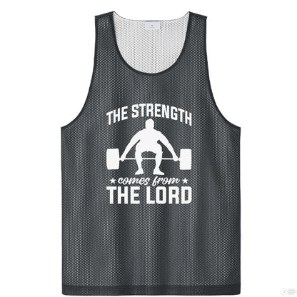 The Strength Comes From Him Men's Christian Tank Top - ClaimedbyGodDesigns
