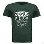 Following Him Men's Christian T-shirt - ClaimedbyGodDesigns