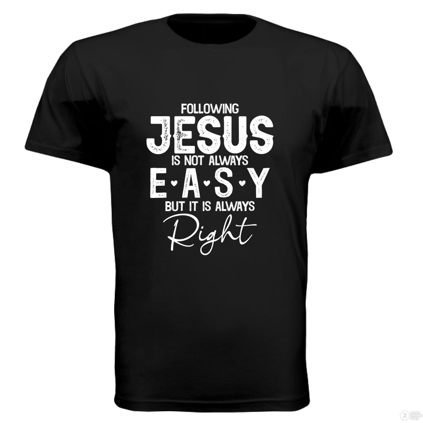 Following Him Men's Christian T-shirt - ClaimedbyGodDesigns