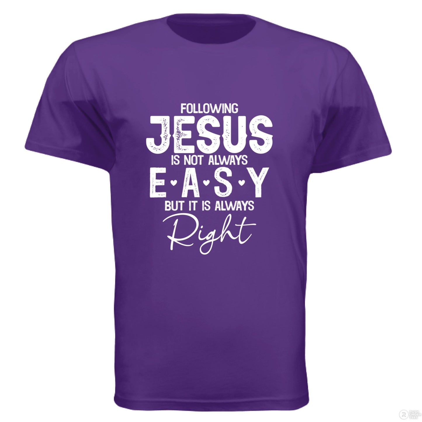 Following Him Men's Christian T-shirt - ClaimedbyGodDesigns