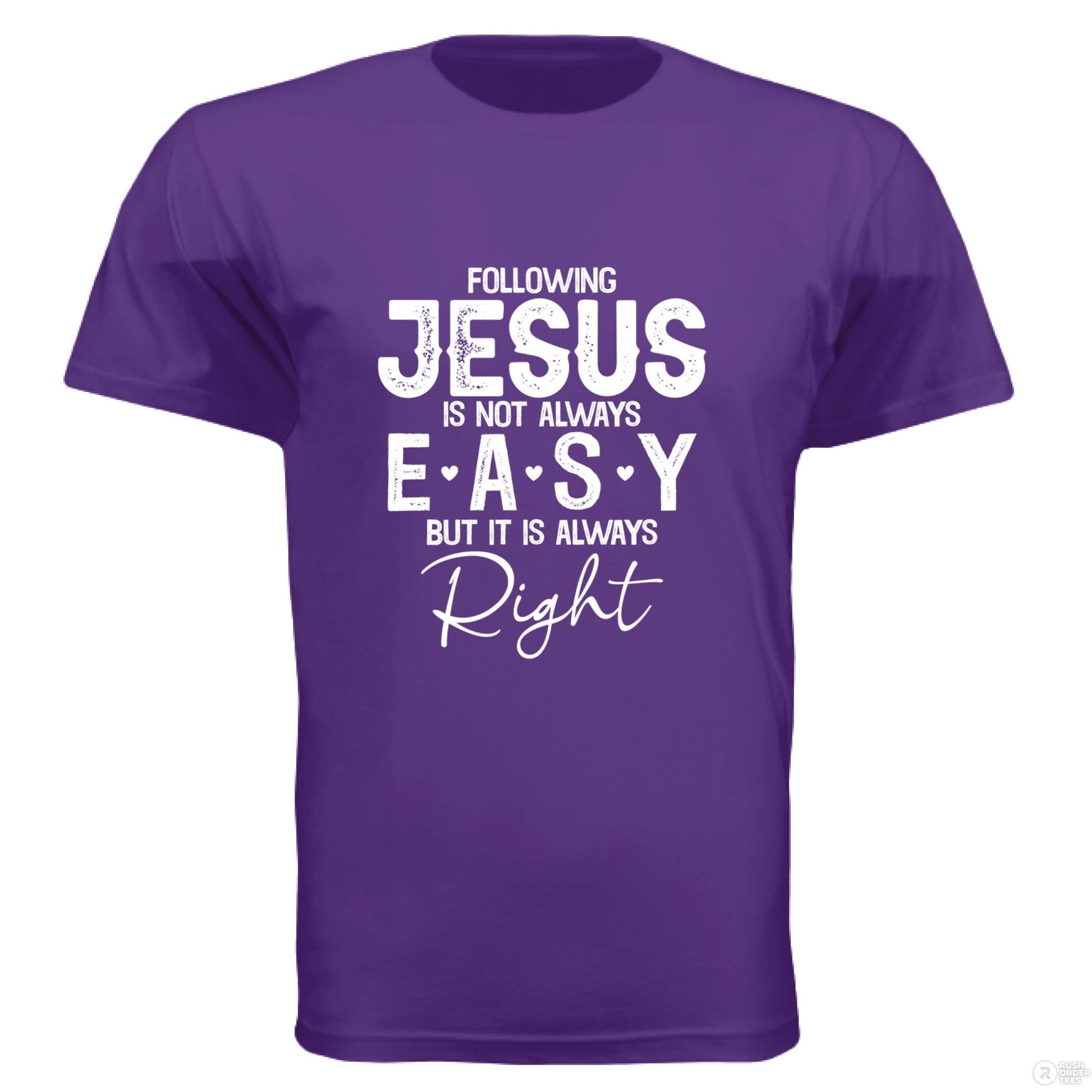 Following Him Men's Christian T-shirt - ClaimedbyGodDesigns