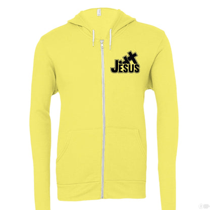 I Love You To The Cross And Back Women's Christian Full - zip Hooded Sweatshirt - ClaimedbyGodDesigns