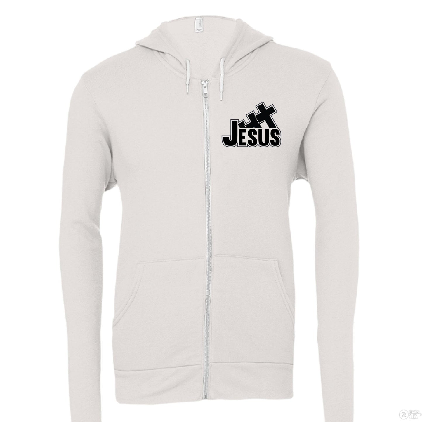 I Love You To The Cross And Back Women's Christian Full - zip Hooded Sweatshirt - ClaimedbyGodDesigns