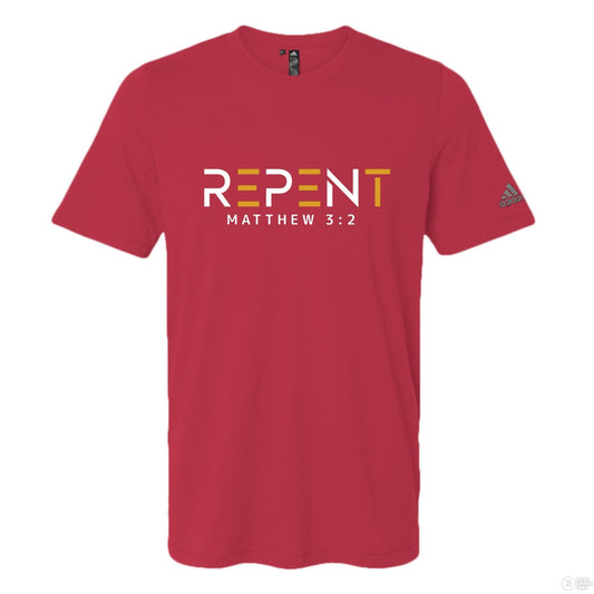 Repent Men's Christian T-shirt - ClaimedbyGodDesigns