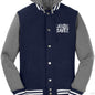 He Saves Men’s Christian Insulated Letterman Jacket - ClaimedbyGodDesigns