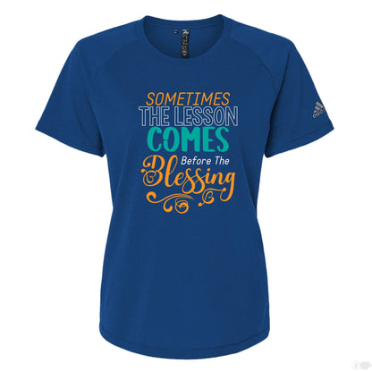 The Lesson Before The Blessing Women's Christian T-shirt - ClaimedbyGodDesigns