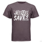 He Saves Men's Christian T-shirt - ClaimedbyGodDesigns