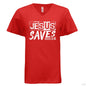 He Saves Women's Christian T-shirt - ClaimedbyGodDesigns