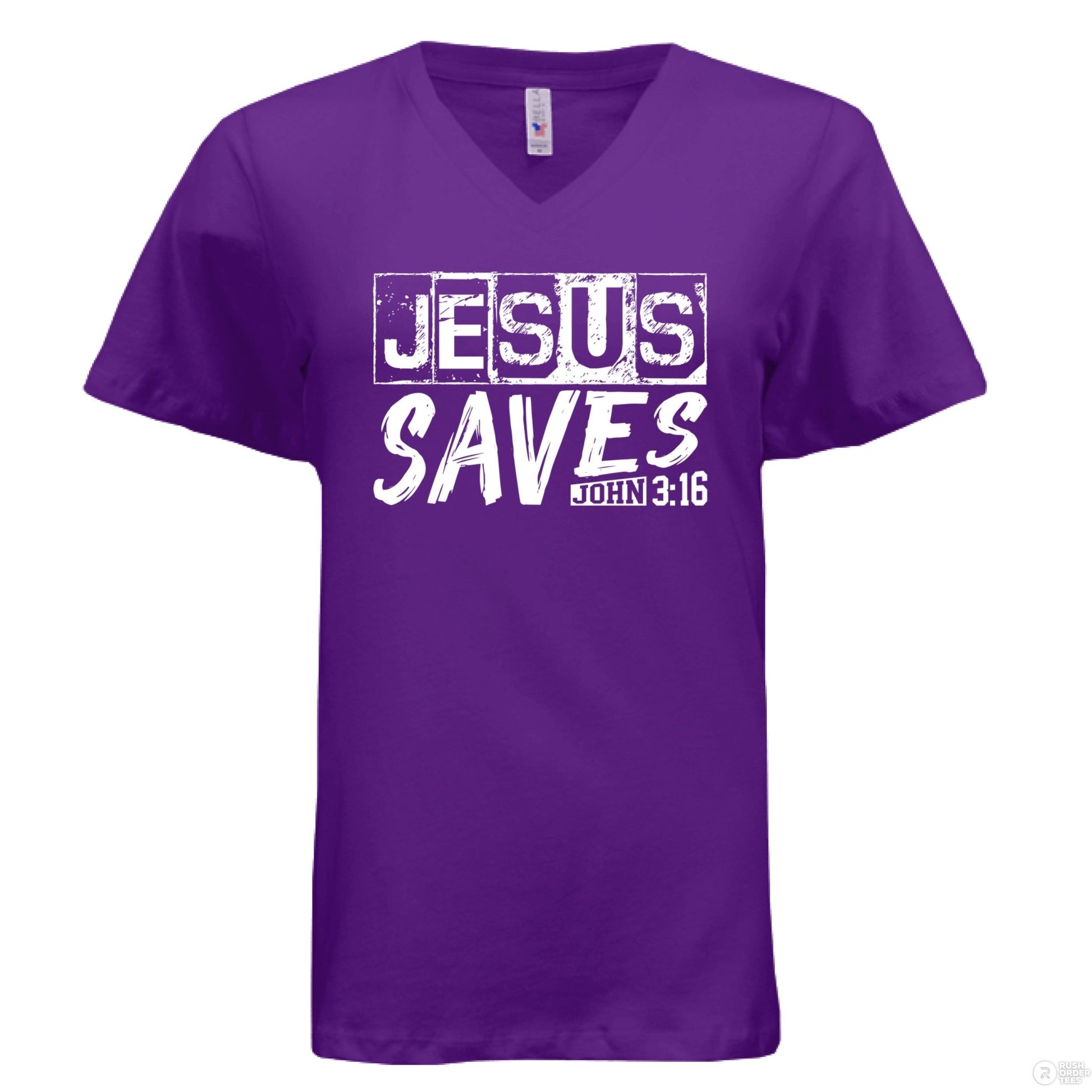 He Saves Women's Christian T-shirt - ClaimedbyGodDesigns