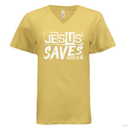 He Saves Women's Christian T-shirt - ClaimedbyGodDesigns