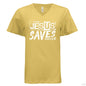 He Saves Women's Christian T-shirt - ClaimedbyGodDesigns