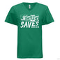 He Saves Women's Christian T-shirt - ClaimedbyGodDesigns