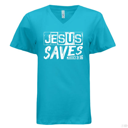He Saves Women's Christian T-shirt - ClaimedbyGodDesigns