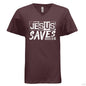 He Saves Women's Christian T-shirt - ClaimedbyGodDesigns