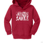 He Saves Toddler Christian Fleece Pullover Hooded Sweatshirt - ClaimedbyGodDesigns
