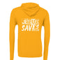 He Saves Unisex Christian Full - Zip Hooded Sweatshirt - ClaimedbyGodDesigns