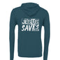 He Saves Unisex Christian Full - Zip Hooded Sweatshirt - ClaimedbyGodDesigns