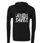 He Saves Unisex Christian Full - Zip Hooded Sweatshirt - ClaimedbyGodDesigns