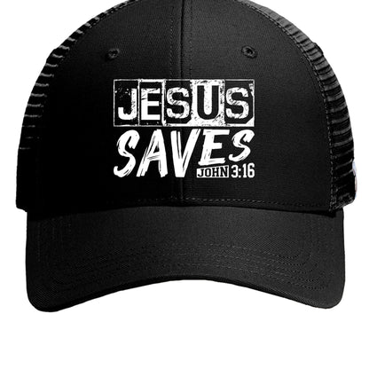 He Saves Adult Christian Hat - ClaimedbyGodDesigns