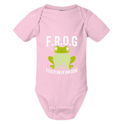 Fully Rely On Him Christian Baby Jumpsuit - ClaimedbyGodDesigns