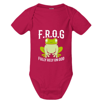 Fully Rely On Him Christian Baby Jumpsuit - ClaimedbyGodDesigns