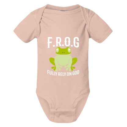 Fully Rely On Him Christian Baby Jumpsuit - ClaimedbyGodDesigns