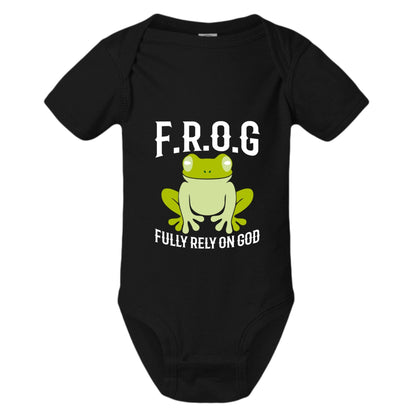 Fully Rely On Him Christian Baby Jumpsuit - ClaimedbyGodDesigns