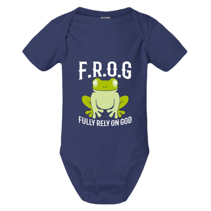 Fully Rely On Him Christian Baby Jumpsuit - ClaimedbyGodDesigns