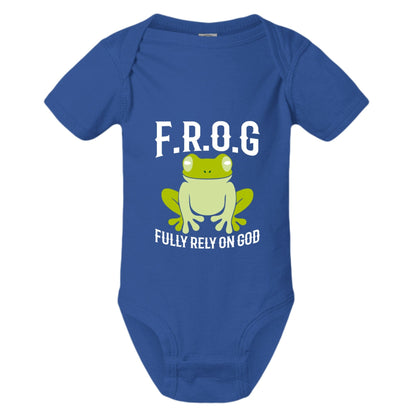 Fully Rely On Him Christian Baby Jumpsuit - ClaimedbyGodDesigns
