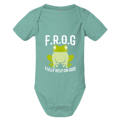 Fully Rely On Him Christian Baby Jumpsuit - ClaimedbyGodDesigns