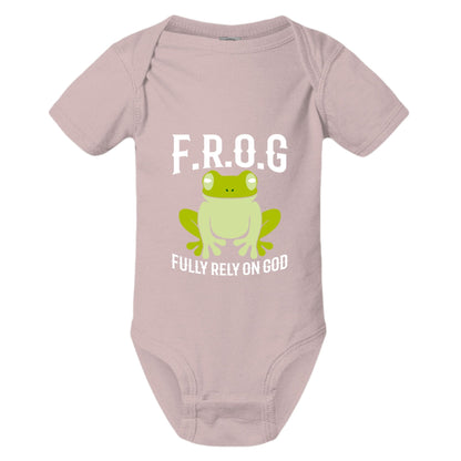 Fully Rely On Him Christian Baby Jumpsuit - ClaimedbyGodDesigns