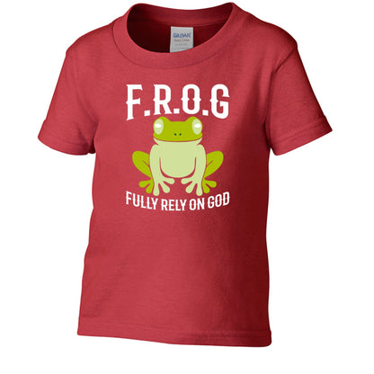 Fully Rely On Him Toddler Christian T-shirt - ClaimedbyGodDesigns