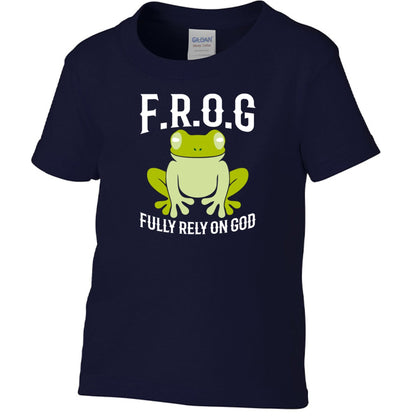 Fully Rely On Him Toddler Christian T-shirt - ClaimedbyGodDesigns