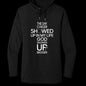 He Showed Up Bigger Women's Christian Pullover Hooded Sweatshirt - ClaimedbyGodDesigns