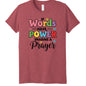 If Words Have Power, Imagine a Prayer Youth Christian T-shirt - ClaimedbyGodDesigns