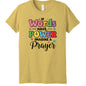 If Words Have Power, Imagine a Prayer Youth Christian T-shirt - ClaimedbyGodDesigns
