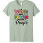 If Words Have Power, Imagine a Prayer Youth Christian T-shirt - ClaimedbyGodDesigns