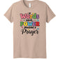 If Words Have Power, Imagine a Prayer Youth Christian T-shirt - ClaimedbyGodDesigns