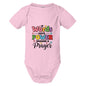 If Words Have Power Imagine A Prayer Christian Baby Jumpsuit - ClaimedbyGodDesigns