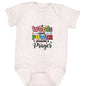 If Words Have Power Imagine A Prayer Christian Baby Jumpsuit - ClaimedbyGodDesigns