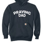 Praying Dad Men's Christian Heavyweight Pullover Hooded Sweatshirt - ClaimedbyGodDesigns
