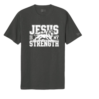He Is My Strength Men's Christian T-shirt - ClaimedbyGodDesigns
