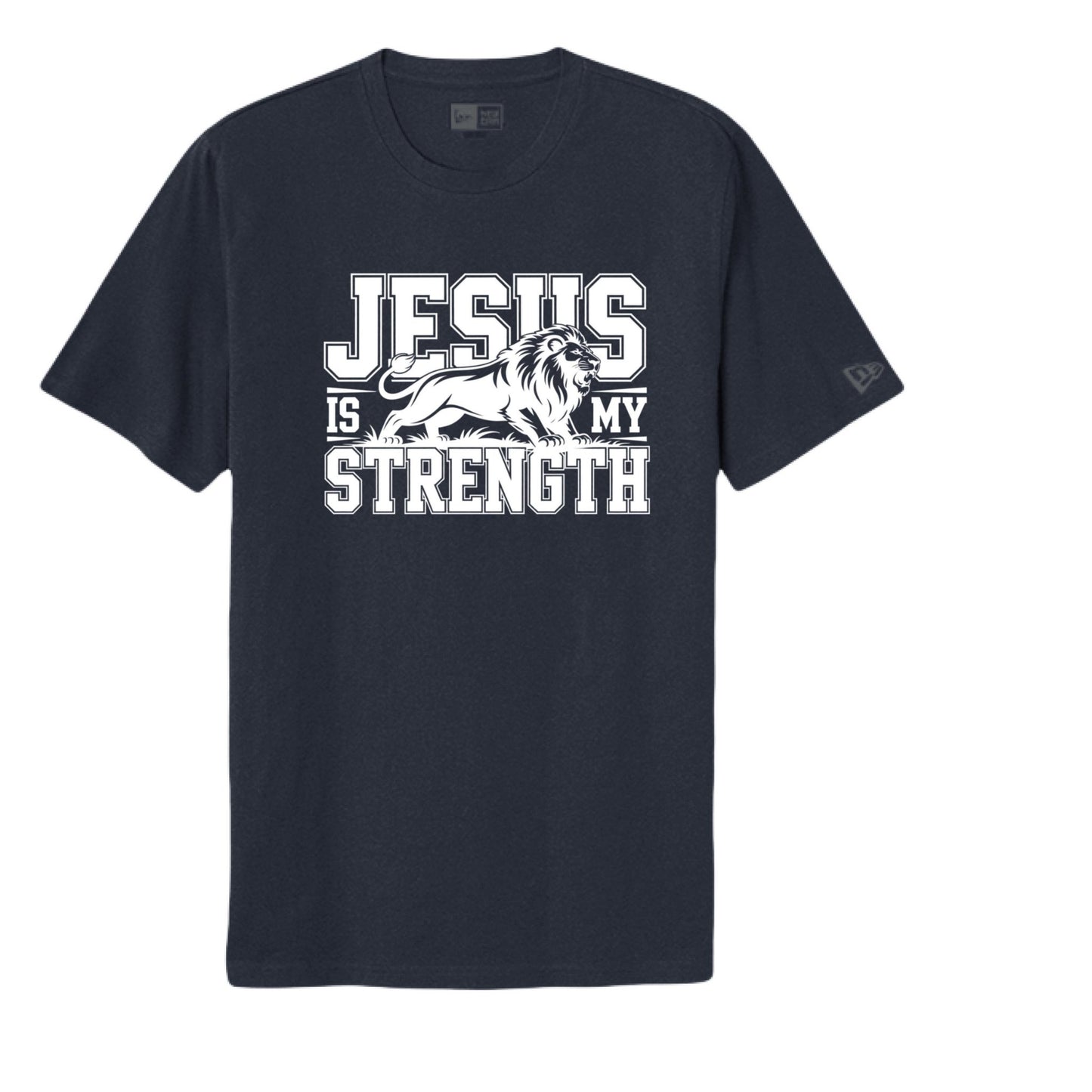 He Is My Strength Men's Christian T-shirt - ClaimedbyGodDesigns