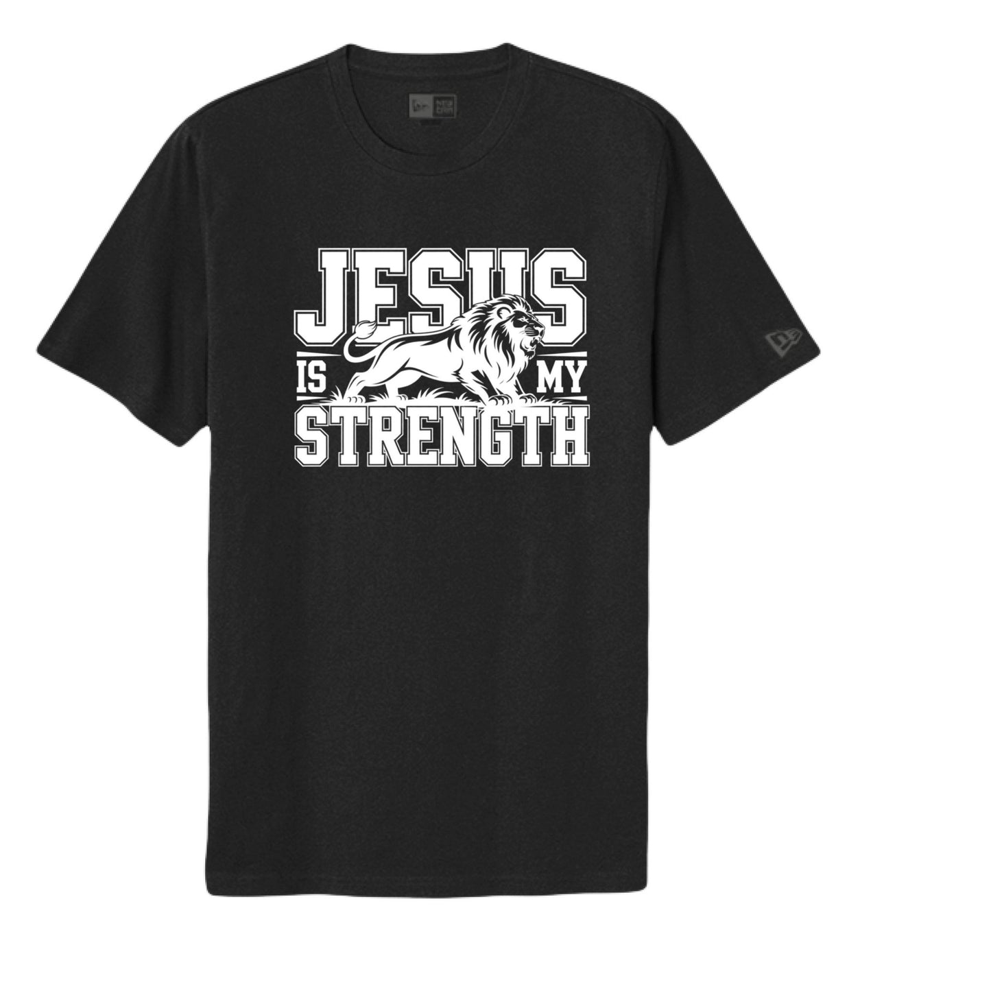 He Is My Strength Men's Christian T-shirt - ClaimedbyGodDesigns